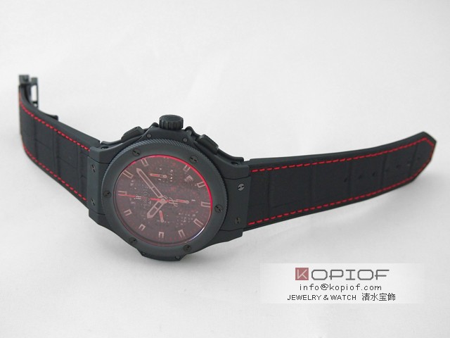 ウブロ HUBLOT ビッグ・バン アエロバン 311.CI.1130.GR.JLI11 ジェット・リー 世界限定200本 ブラックスケルトンレプリカ販売