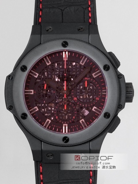 ウブロ HUBLOT ビッグ・バン アエロバン 311.CI.1130.GR.JLI11 ジェット・リー 世界限定200本 ブラックスケルトンレプリカ販売