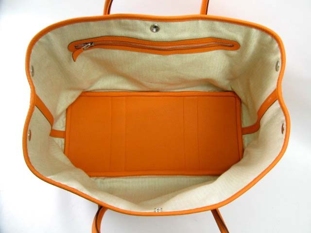 (HERMES)エルメス コピー トートバッグ ガーデンパーティ ネゴンダ オレンジ HERMESB71