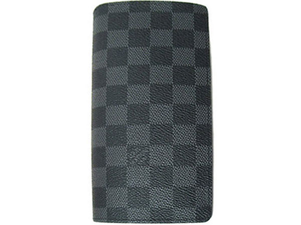 (LOUIS VUITTON) 通販 ヴィトン ブランドコピー激安 ダミエグラフィットメンズ長財布 ポルトフォイユブラザ N62665