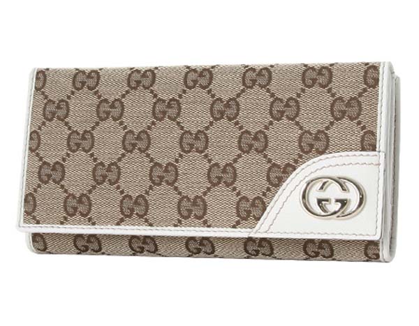 (GUCCI)グッチコピー財布 ニューブリット GG柄 長財布 181593FFPAG9761