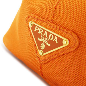 プラダ トートバッグ PRADA プラダ 2WAY ショルダーバッグ カナパ キャンバス パパヤ B2439G CANAPA PAPAYA