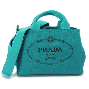 プラダ トートバッグ PRADA プラダ 2WAY ショルダーバッグ カナパ キャンバス パヴォーネ B2439G CANAPA PAVONE