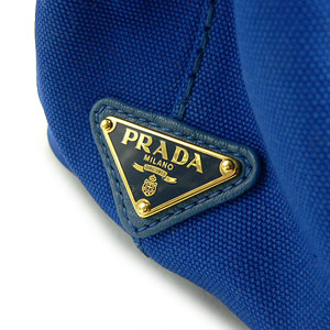 プラダ トートバッグ PRADA プラダ バッグ カナパ キャンバス ロゴ コバルトブルー BN2439 CANAPA COBALTO