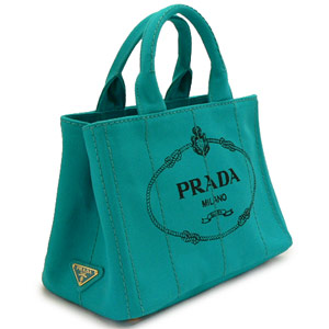 プラダ トートバッグ PRADA プラダ バッグ CANAPA/カナパ キャンバス ロゴ パヴォーネ BN2439 CANAPA PAVONE