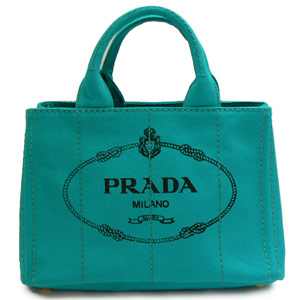 プラダ トートバッグ PRADA プラダ バッグ CANAPA/カナパ キャンバス ロゴ パヴォーネ BN2439 CANAPA PAVONE