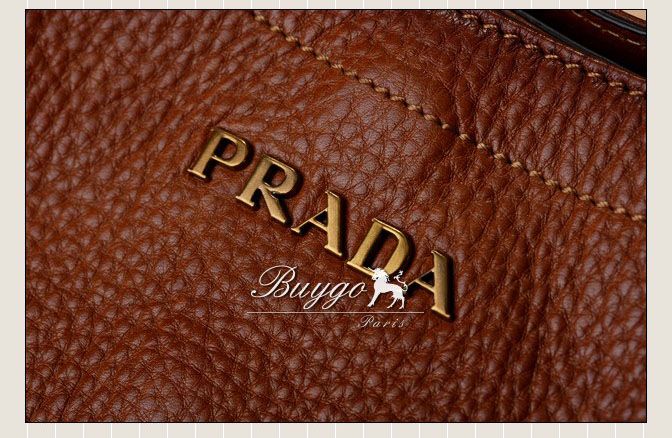 プラダ ーPrada-P-BR4328-ダークグレー-ハンドカーフレザー