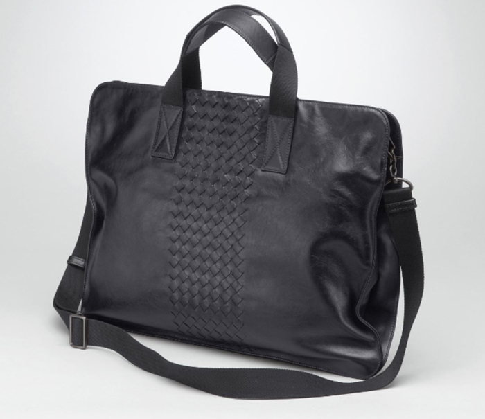 ボッテガヴェネタ (BOTTEGA VENETA) トルマリン ライトカーフ イントレチャート ブリーフケース 337092VN0314070