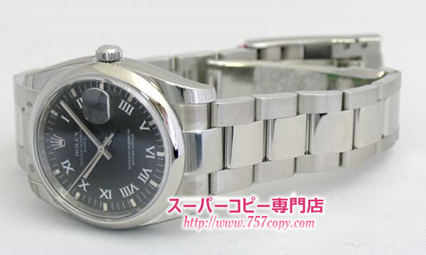 (ROLEX)ロレックスコピー メンズ時計 オイスターパーペチュアル　デイト 115200