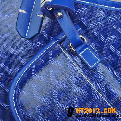 ゴヤール トートバッグ サンルイPM ブルー GOYARD-010