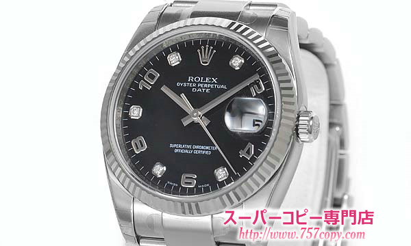 (ROLEX)ロレックスコピー 時計 メンズ オイスターパーペチュアル　デイト 115234G