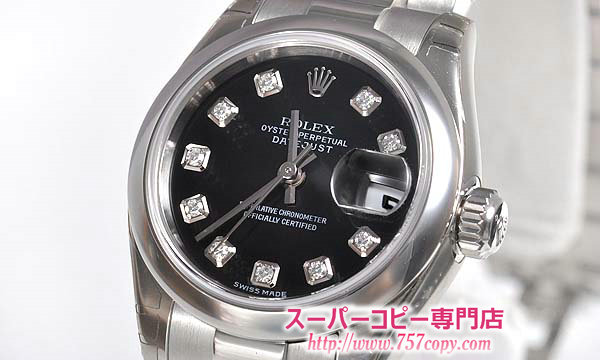 (ROLEX)ロレックスコピー 腕時計 オイスターパーペチュアル　デイトジャスト 179166G