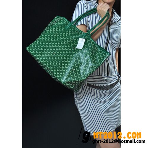 ゴヤール トートバッグ サンルイPM グリーン GOYARD-023