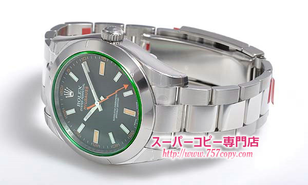 (ROLEX)ロレックスコピー 時計 オイスターパーペチュアル ミルガウス 116400GV