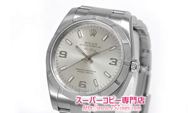 (ROLEX)ロレックス コピー時計 オイスターパーペチュアル エアキング 114210