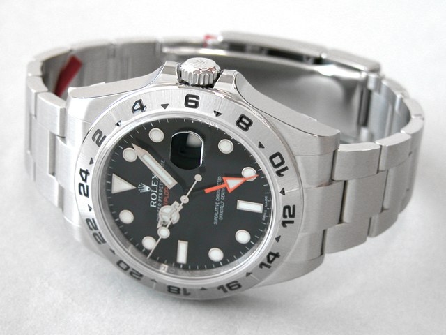 ロレックス コピー腕時計 エクスプローラーII 新型 ブラック 216570