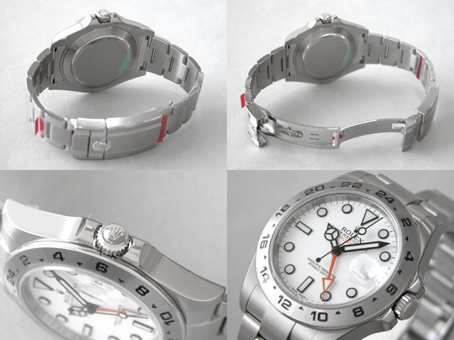 ロレックス コピー腕時計 エクスプローラーII 新型 ホワイト 216570