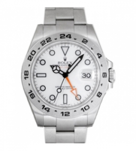 ロレックス スーパーコピー腕時計  エクスプローラーII 新型 ホワイト 216570 サイト安全