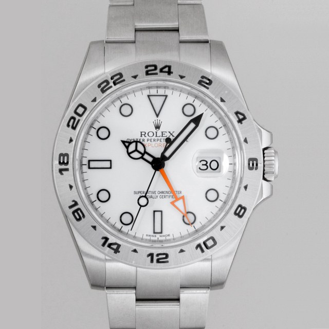 ロレックス コピー腕時計 エクスプローラーII 新型 ホワイト 216570