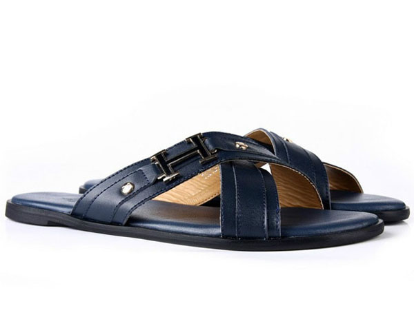 エルメス 偽物靴代引き対応安全　サンダル　メンズ　レザー　ブラック　HR275016-1