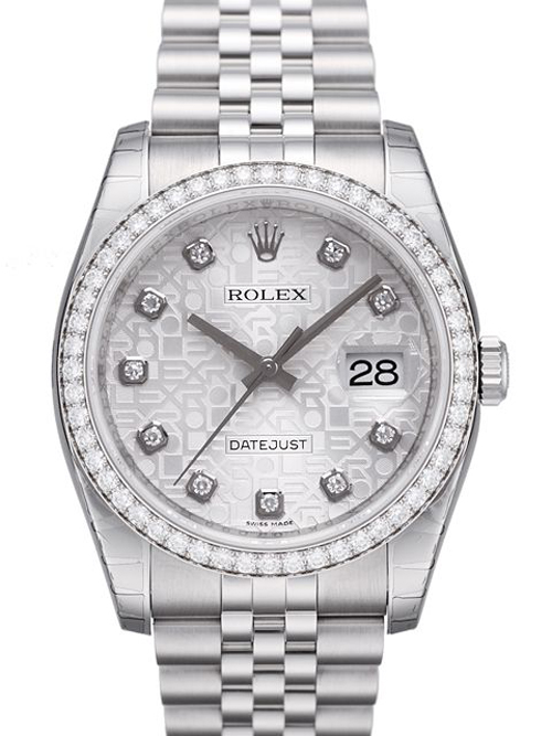 ロレックス ROLEX デイトジャスト ダイアモンドベゼル 116244