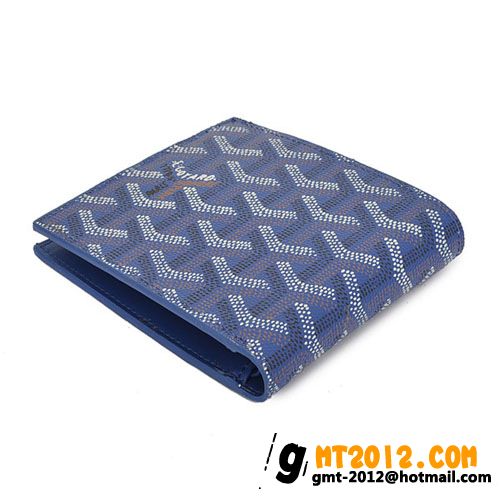 ゴヤール 二つ折り財布 名刺入れ ブルー GOYARD-111