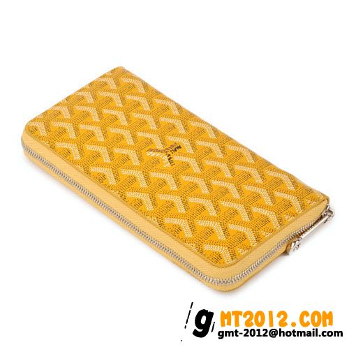 ゴヤール 長財布 ラウンドジップ イエローGOYARD-105