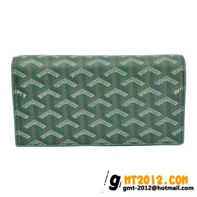 ゴヤール 二つ折り長財布 グリーン GOYARD-081