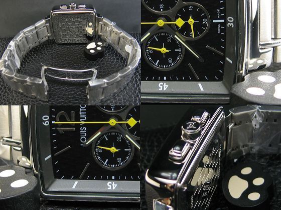 ルイヴィトン   時計  超美品腕時計ブラック文字盤 LV-001