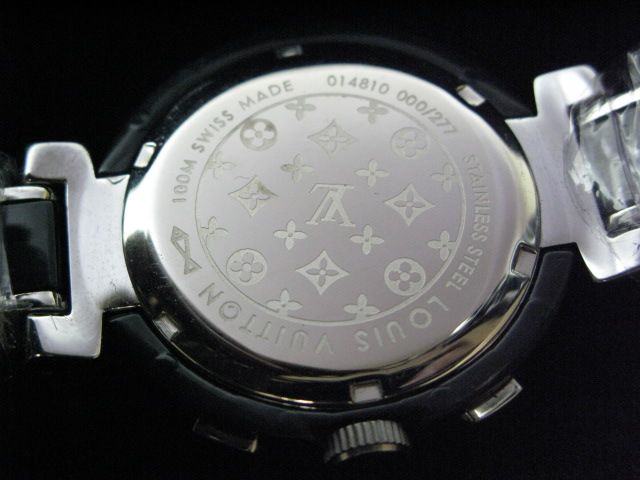 ルイヴィトン  時計 タンブール・クロノ・クォーツ・B LVTC0402
