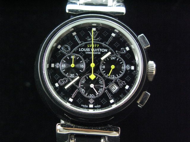 ルイヴィトン  時計 タンブール・クロノ・クォーツ・B LVTC0402