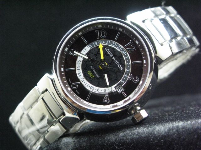 ルイヴィトン  時計 タンブール・GMT LVTG0101