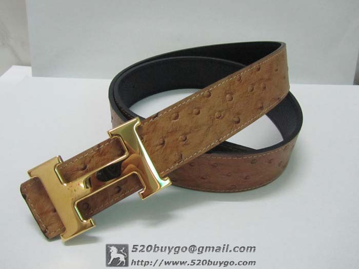 エルメス  レザーベルト リバーシブル belt0092