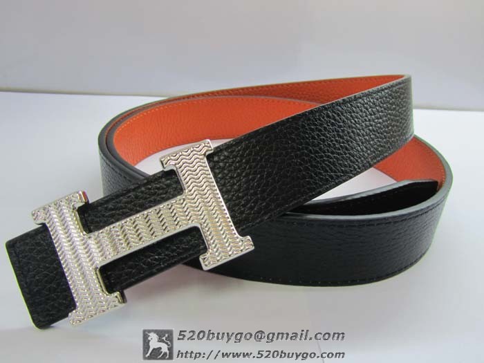 エルメス  レザーベルト リバーシブル belt0068