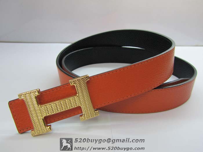 エルメス  レザーベルト リバーシブル belt0067