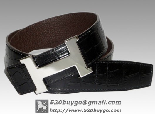 エルメス  レザーベルト リバーシブル belt0055