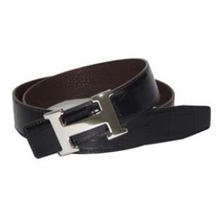 エルメス  レザーベルト リバーシブル belt0001