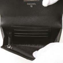 品番：lwch29288bkシャネル CHANEL キャビアスキン 二つ折財布 ブラッ