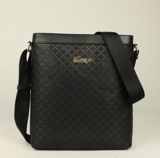  300340 コピー gucci 通販格安ばれない ショルダーバッグ メッセンジャーバッグ ブラック Gucciフルレザー