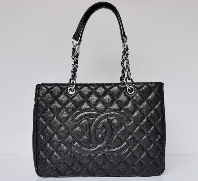  女性 ハンドバッグ ブラック シャネルボール紋 CHANELシャネル ECS009179