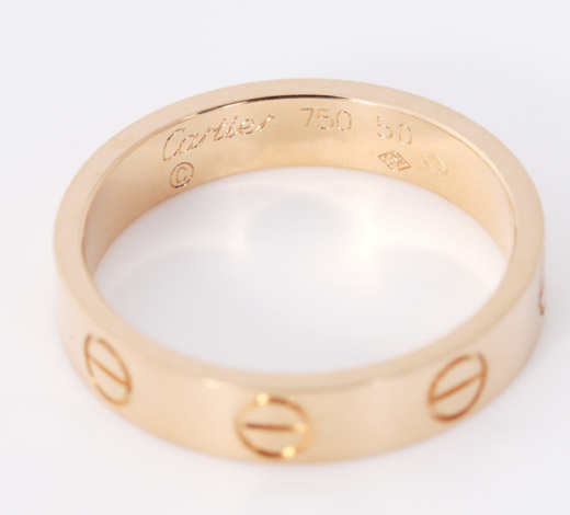 カルティエ Cartier ビスモチーフ ミニラブ リング【指輪】 ピンクゴールド B4085200