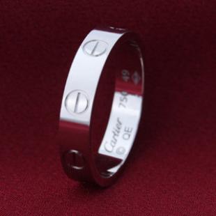 カルティエ Cartier ビスモチーフ ミニラブ リング【指輪】 ホワイトゴールド B4085100