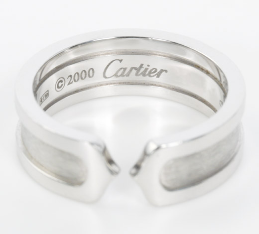カルティエ Cartier C-2 リング【指輪】 ホワイトゴールド SM B4040500