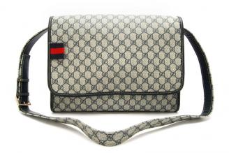 <b> 男性 ショルダーバッグ ブルー GUCCIグッチ 246411PVC Gucci PVC</b>