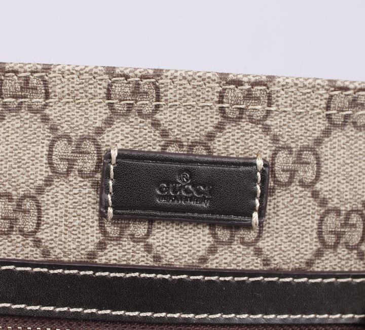  295257 PUC Gucci PVC 男性 ショルダーバッグ ブラウン GUCCIグッチ