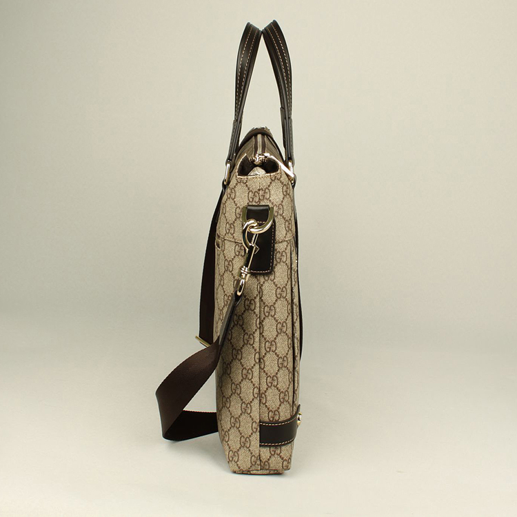 <b> GUCCIグッチ 男性 ハンドバッグ メッセンジャーバッグ 298190PVC Gucci PVC ブラウン</b>