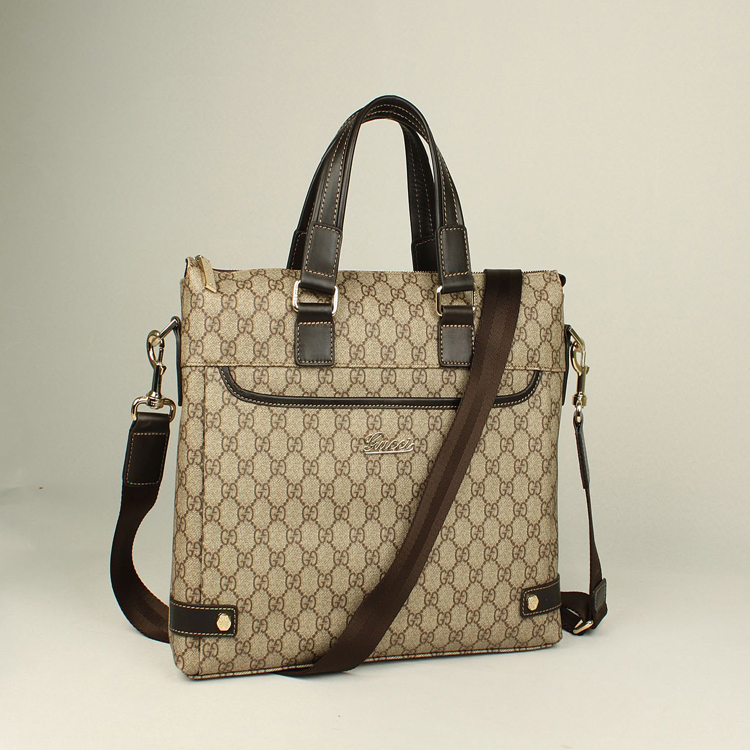 <b> GUCCIグッチ 男性 ハンドバッグ メッセンジャーバッグ 298190PVC Gucci PVC ブラウン</b>